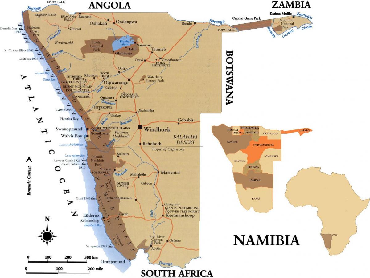 地图skillsmap纳米比亚