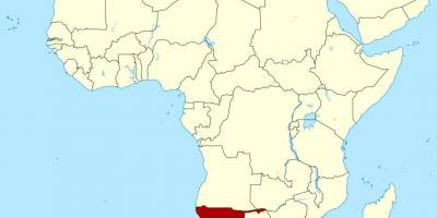 地图纳米比亚非洲
